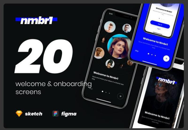 用户界面工具包Nmbr1 UI Kit