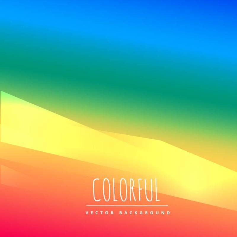 创意彩色背景海报矢量设计插画