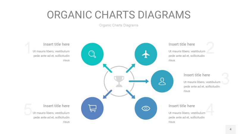 宝石绿循环PPT图表4