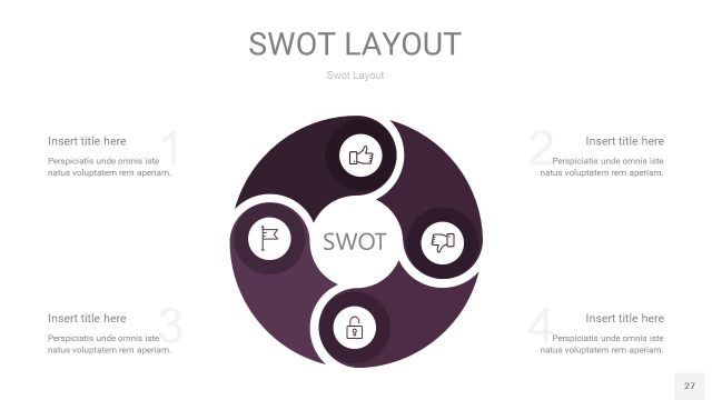 深紫色SWOT图表PPT27 深紫色SWOT图表PPT27