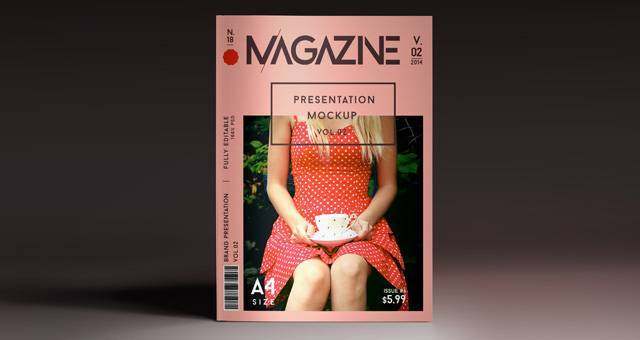 A4 Psd Magazine Mockup View Vol2