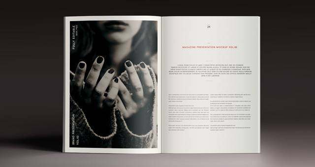 A4 Psd Magazine Mockup View Vol2 A4 Psd Magazine Mockup View Vol2