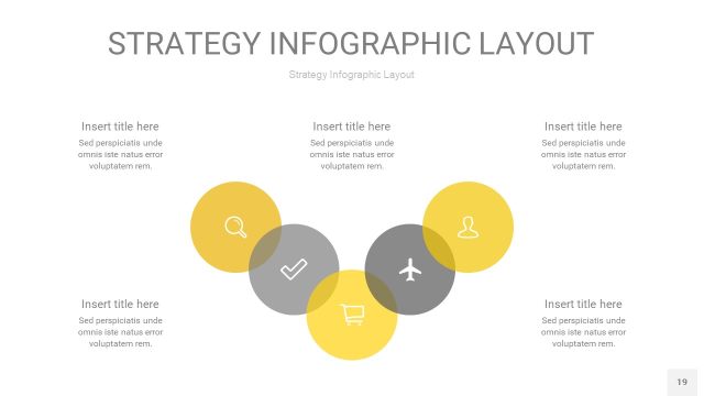 灰黄色战略计划统筹PPT信息图19