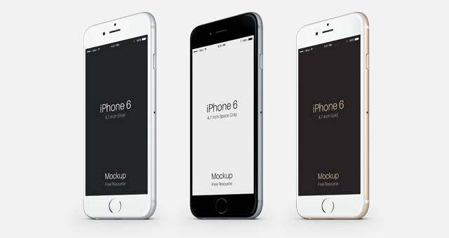 3-4 iPhone 6 Psd矢量模拟第2部分
