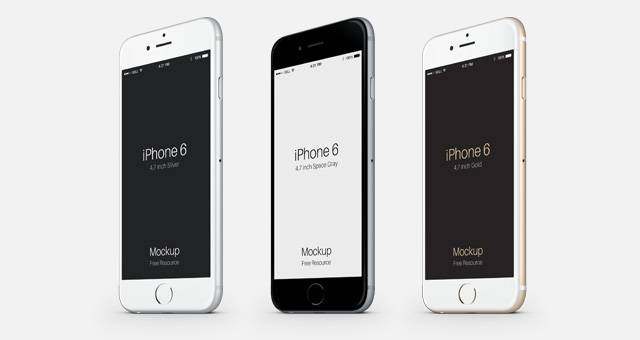 3-4 iPhone 6 Psd矢量模拟第2部分