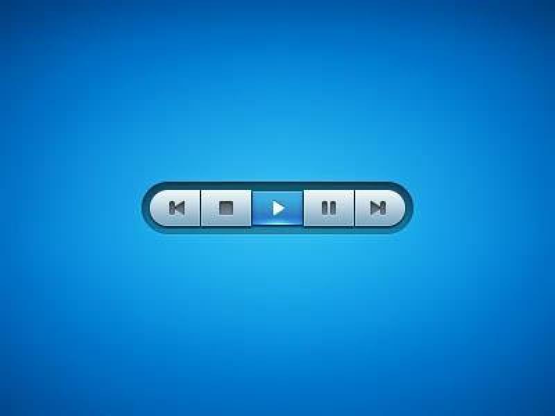 精致播放器01—psd分层素材