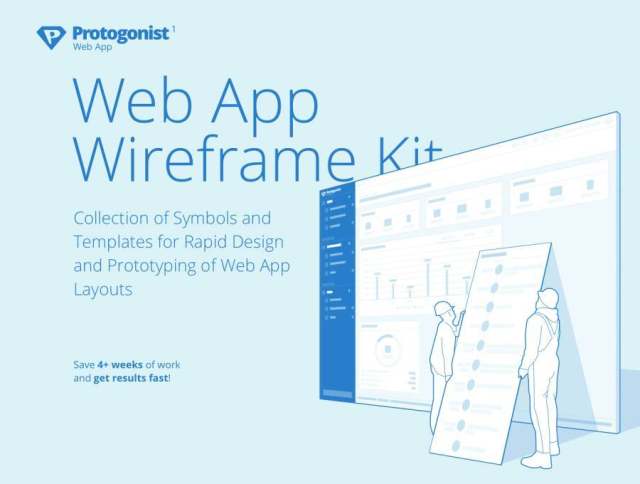 Web应用程序快速原型设计Wireframe Kit for Sketch。,Protogonist Web Wireframe Web应用程序快速原型设计Wireframe Kit for Sketch。,Protogonist Web Wireframe