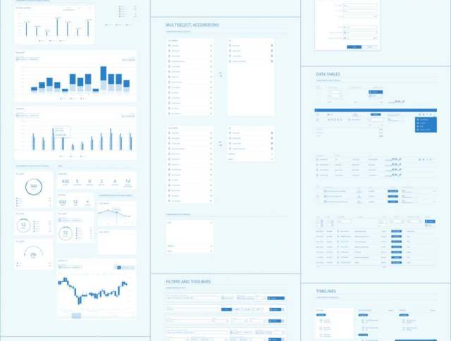 Web应用程序快速原型设计Wireframe Kit for Sketch。，Protogonist Web Wireframe