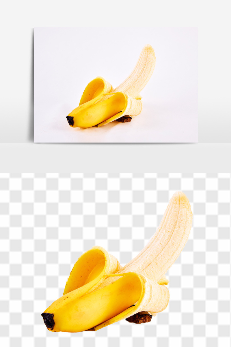 高清单个香蕉素材
