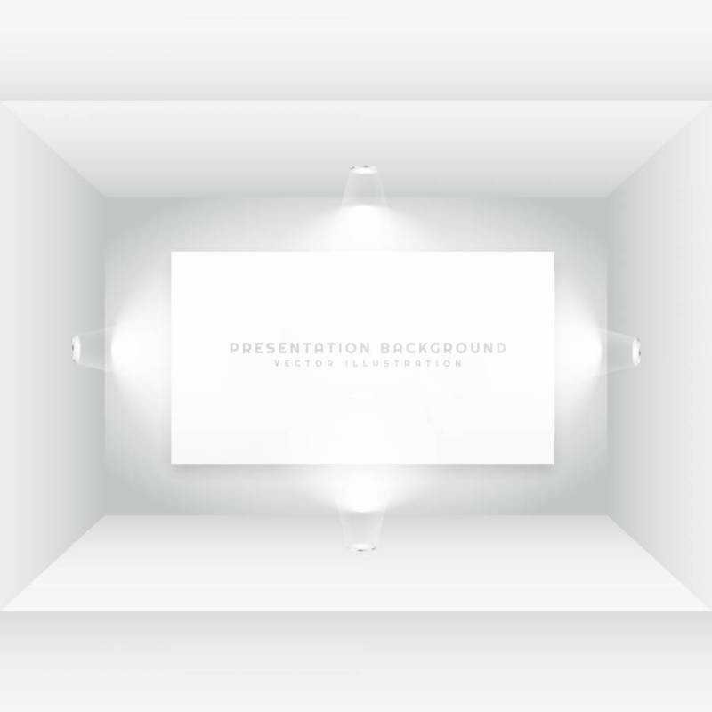 有画框的空房间