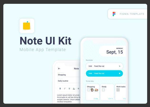 注释界面模板Note App