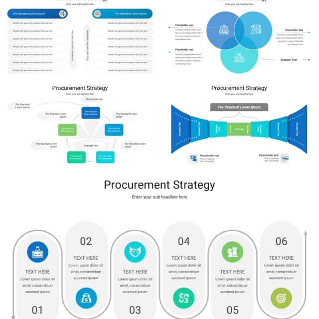 采购策略信息图PPT模板Procurement Strategy 采购策略信息图PPT模板Procurement Strategy