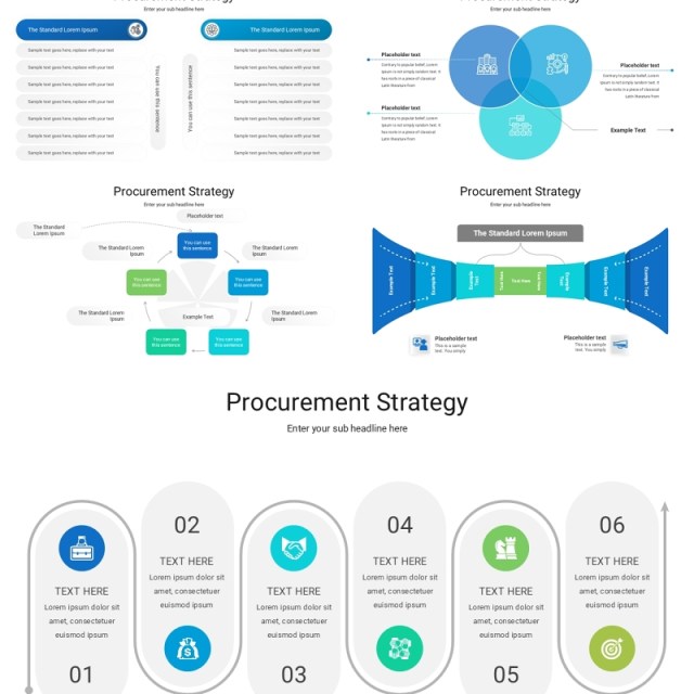 采购策略信息图PPT模板Procurement Strategy