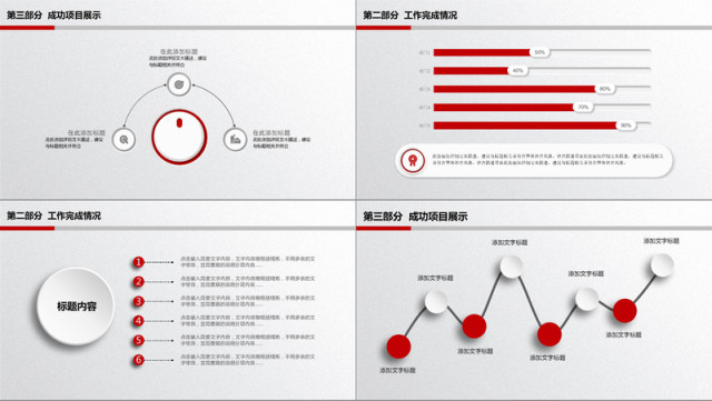 微粒体2018年度总结汇报PPT模板