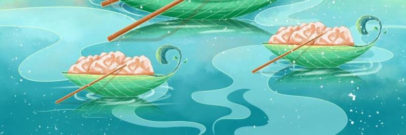 中国传统文化二十四节气冬至插画海报背景配图PSD竖版素材55