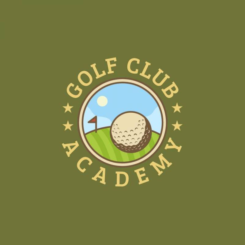 老式高尔夫标志