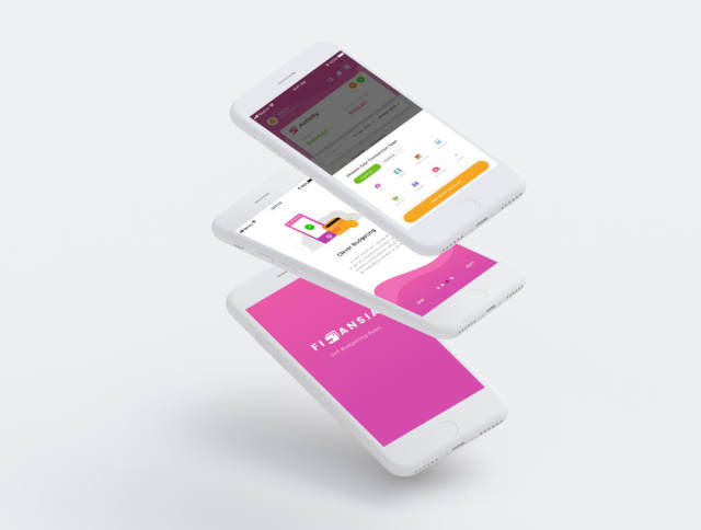个人预算应用程序的UI设计元素,Finansia Personal Budgeting UI Kit 个人预算应用程序的UI设计元素,Finansia Personal Budgeting UI Kit