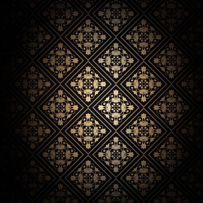 装饰的黑色和金色背景