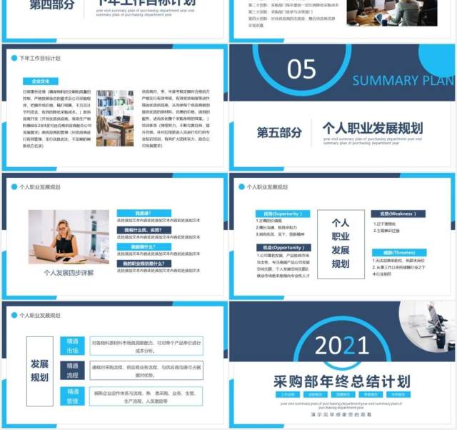 采购部年终工作总结计划报告计划动态PPT模板 采购部年终工作总结计划报告计划动态PPT模板