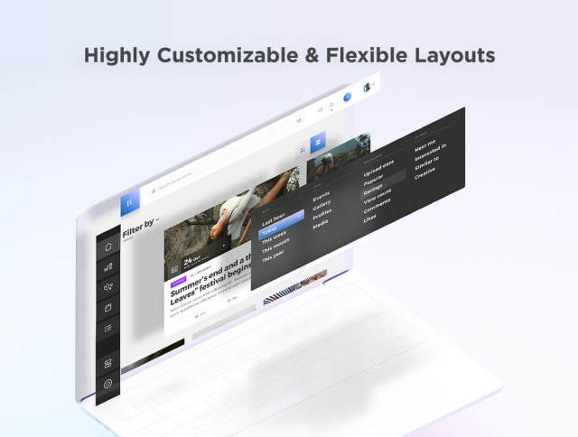 Web事件和博客App UI Kit - 用于Sketch,Photoshop,XD,Eurielle Web App UI Kit Web事件和博客App UI Kit - 用于Sketch,Photoshop,XD,Eurielle Web App UI Kit