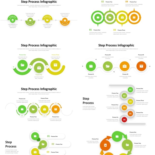 项目步骤流程图信息图PPT模板Step Process - Presentation Template 项目步骤流程图信息图PPT模板Step Process - Presentation Template