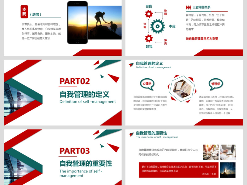 企业管理员工团队自我管理公司培训模板