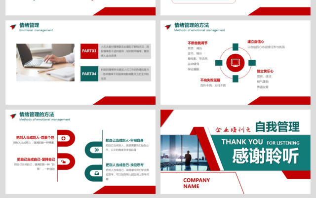 企业管理员工团队自我管理公司培训模板