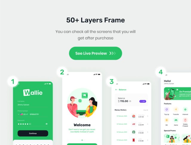 Wallie - 数字钱包应用程序UI KIT,Wallie - 数字钱包应用程序UI KIT Wallie - 数字钱包应用程序UI KIT,Wallie - 数字钱包应用程序UI KIT