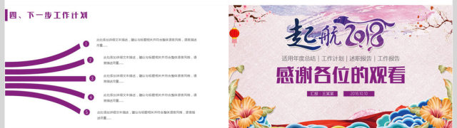 2018年终工作总结工作计划PPT模板 2018年终工作总结工作计划PPT模板