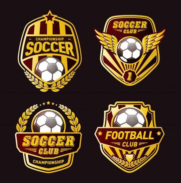 足球徽标设计模板集