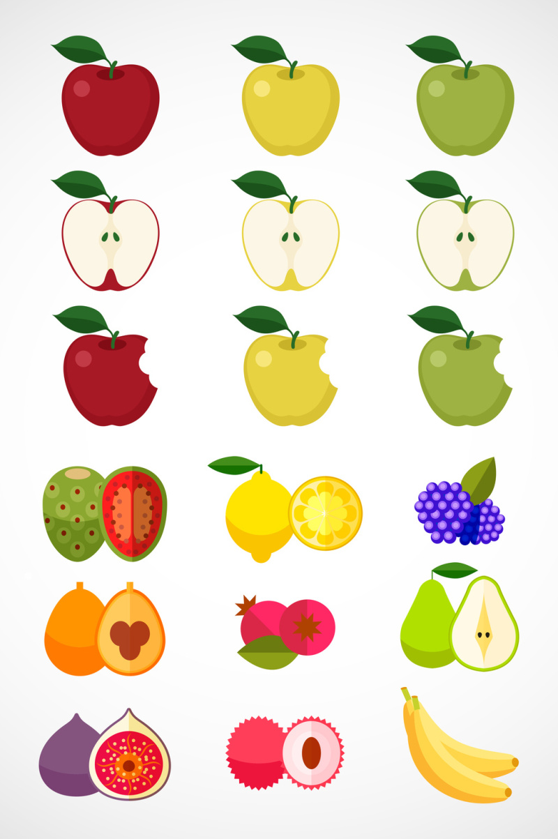 苹果矢量图