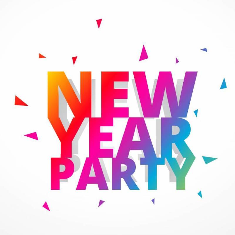 多彩新年快乐聚会