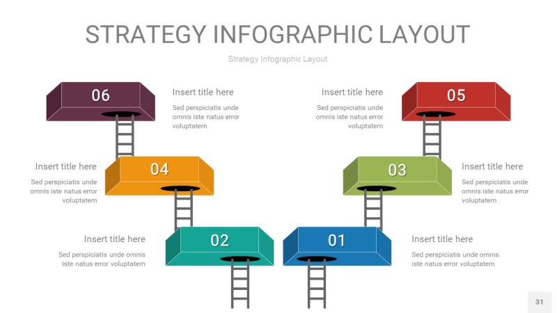 多彩战略计划统筹PPT信息图31