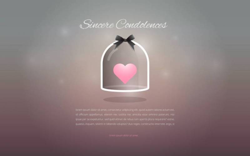 吊Ed可编辑模板问候插图