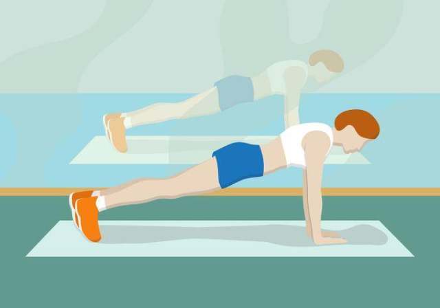 Pushup健身矢量