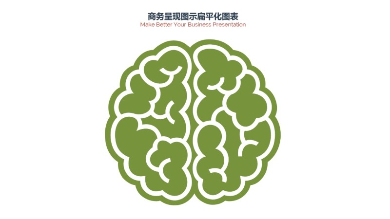PPT信息图表商务情景头脑