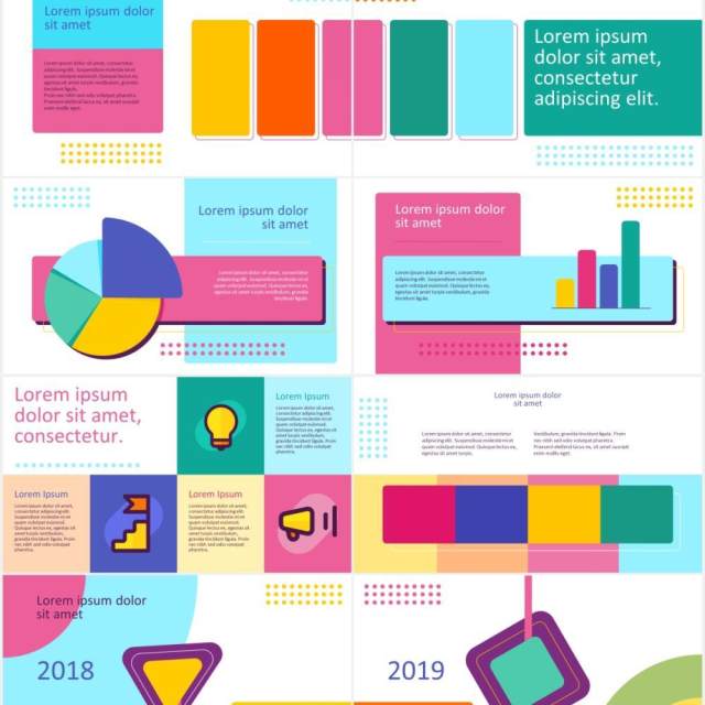 浅色彩色孟菲斯图片排版展示PPT模板MOTIFE (LIGHT) - Colorful Presentation Template 浅色彩色孟菲斯图片排版展示PPT模板MOTIFE (LIGHT) - Colorful Presentation Template