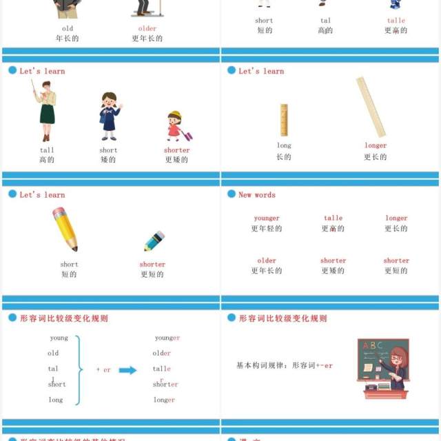 人教版六年级英语下册How tall are you第二课时教育课件PPT模板 人教版六年级英语下册How tall are you第二课时教育课件PPT模板