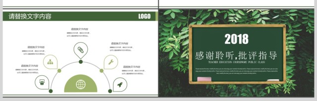 创意绿色黑板课件教师公开课培训课件PPT 创意绿色黑板课件教师公开课培训课件PPT