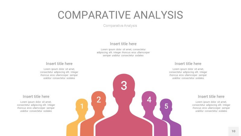 黄紫色用户人群分析PPT图表10