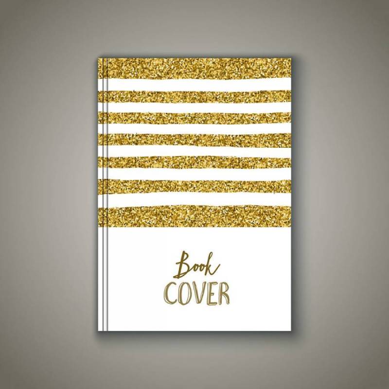 金色闪光设计的书封面
