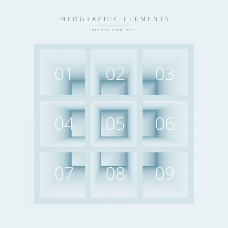 干净的图表设计