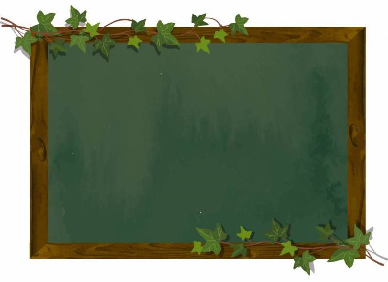 咖啡厅般的黑板框架2