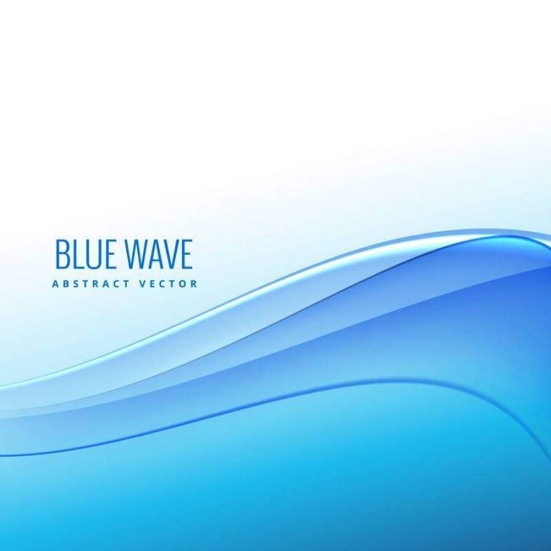 蓝色波浪背景