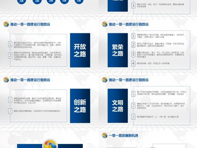 解读一带一路国际合作高峰论坛PPT含完整内容