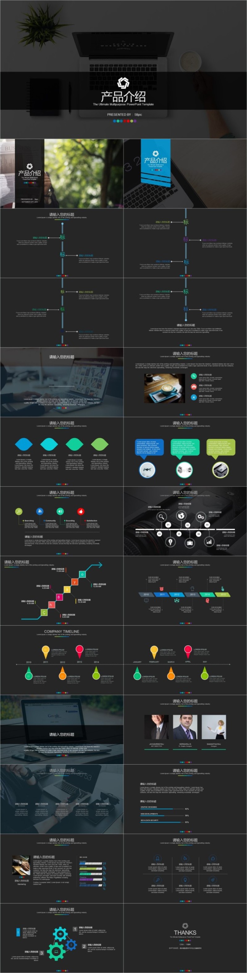 产品介绍ppt模板