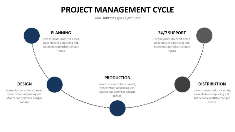 极简风格设计PPT图表-9