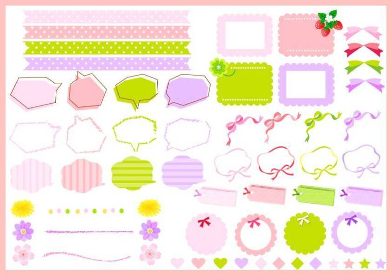 什锦气球，框架，线等