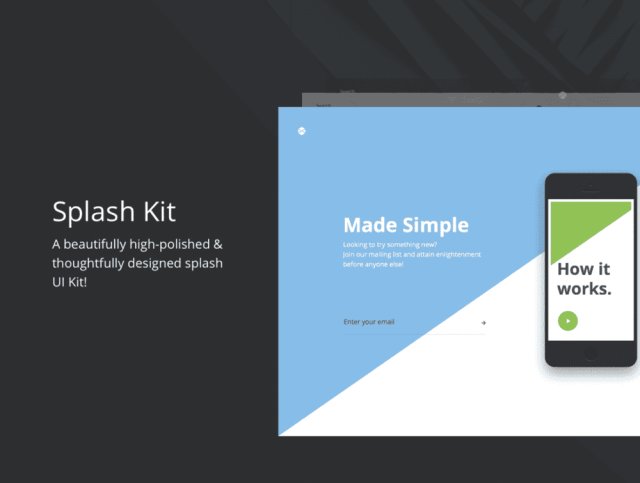 美丽的40模板主页工具包,Avia UI Kit:Splash 美丽的40模板主页工具包,Avia UI Kit:Splash