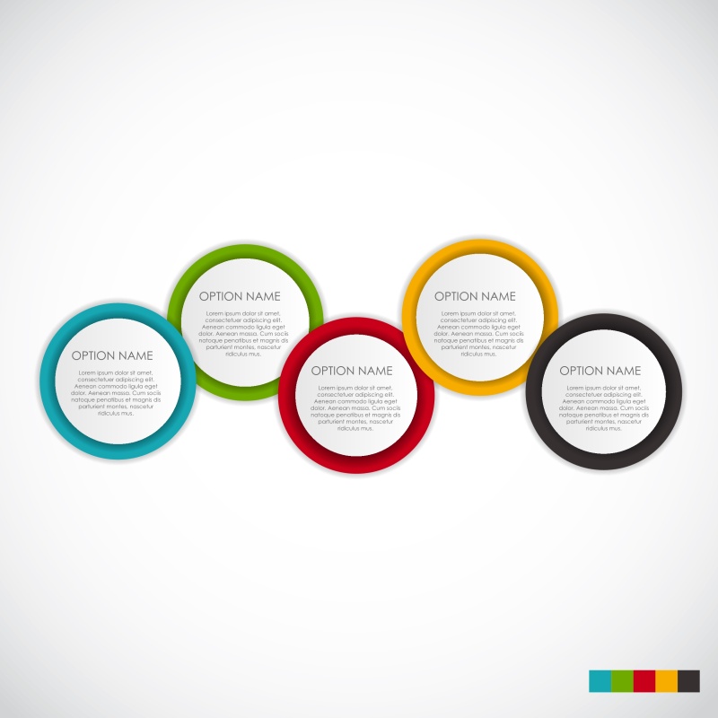 商业信息图表模板06